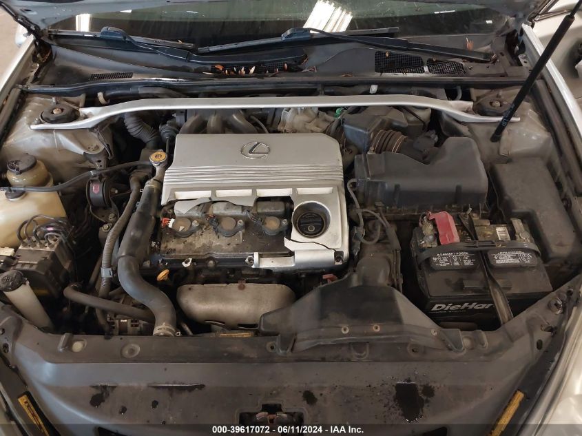 2004 Lexus Es 330 VIN: JTHBA30G240019237 Lot: 39617072