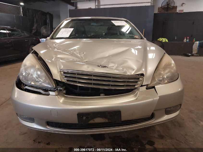 2004 Lexus Es 330 VIN: JTHBA30G240019237 Lot: 39617072