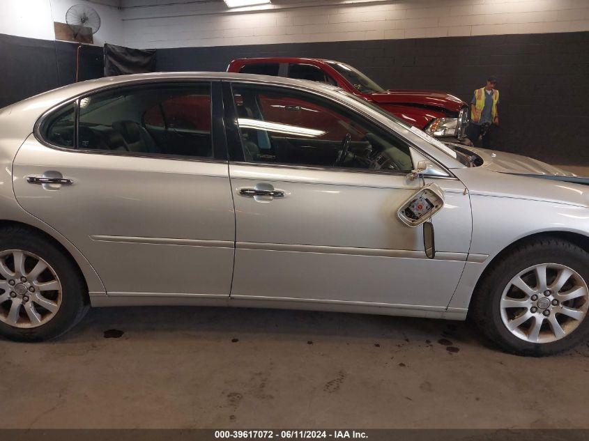 2004 Lexus Es 330 VIN: JTHBA30G240019237 Lot: 39617072