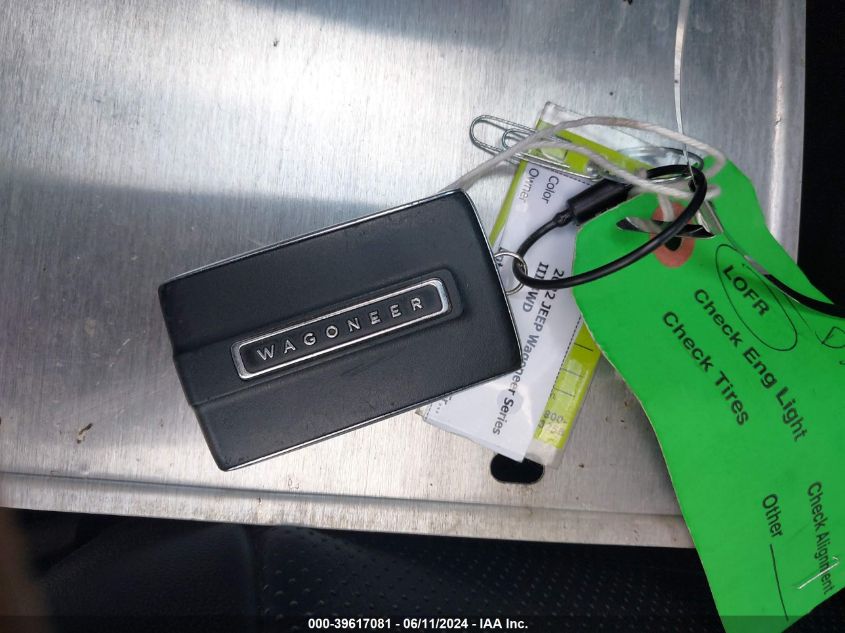 2022 Jeep Wagoneer Series Iii 4X4 VIN: 1C4SJVDT2NS231176 Lot: 39617081