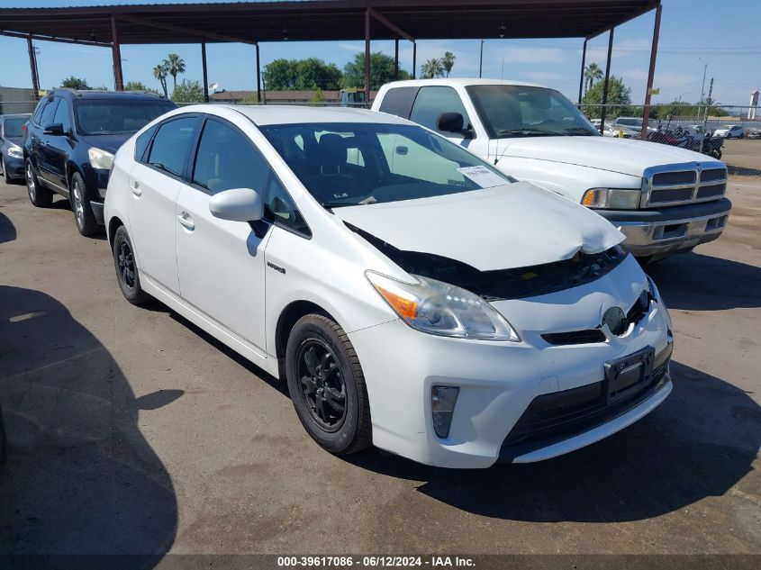 2012 Toyota Prius Two VIN: JTDKN3DU8C5526263 Lot: 39617086