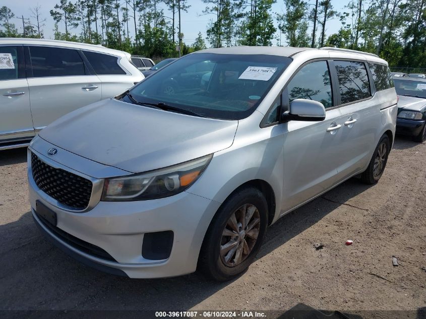 2016 Kia Sedona Lx VIN: KNDMB5C15G6089164 Lot: 39617087