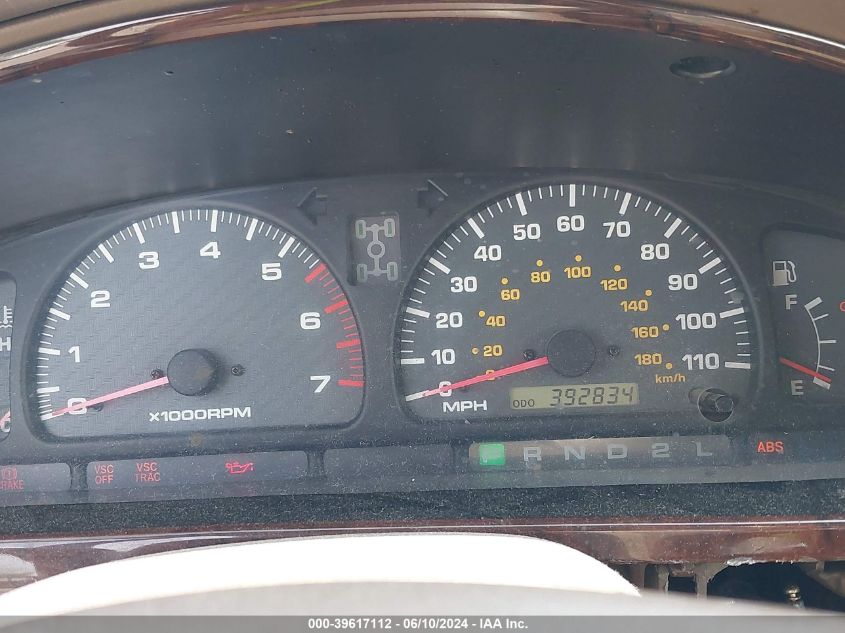 2001 Toyota 4Runner Limited V6 VIN: JT3HN87R319051372 Lot: 39617112