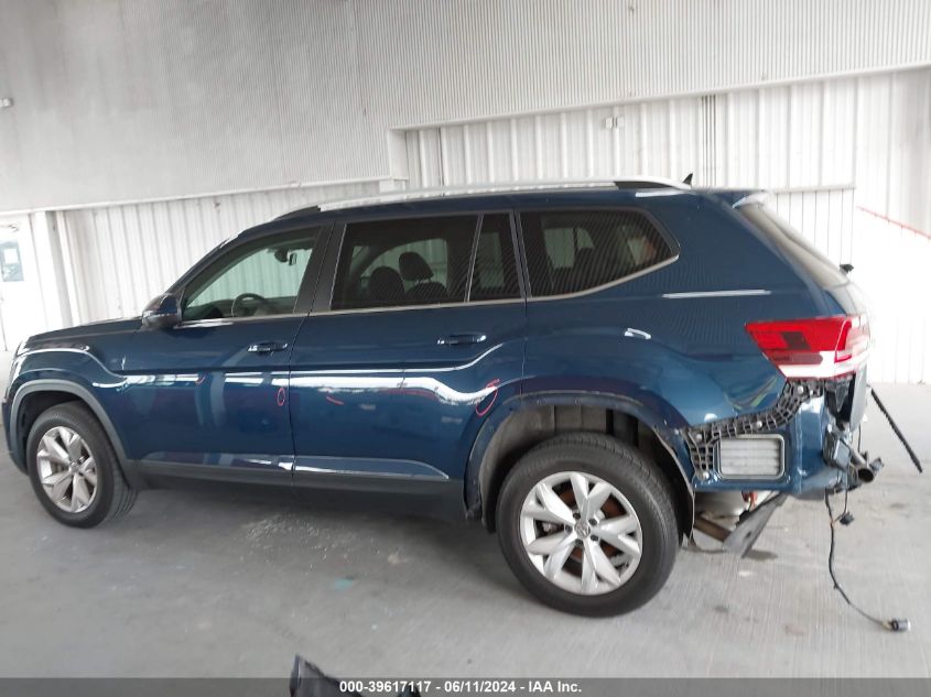 2019 Volkswagen Atlas 3.6L V6 Se VIN: 1V2LR2CAXKC605369 Lot: 39617117