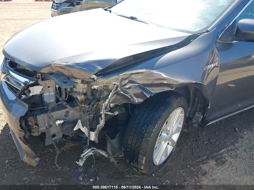 2012 Toyota Camry Hybrid Xle VIN: 4T1BD1FK9CU030764 Lot: 39617118