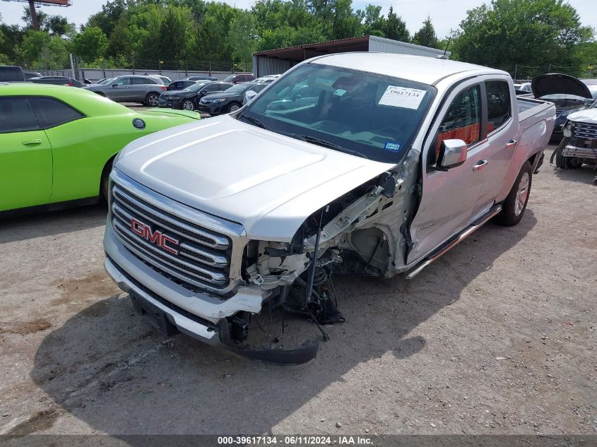 2018 GMC Canyon Slt VIN: 1GTG6DEN8J1295482 Lot: 39617134