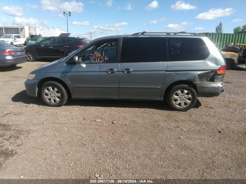 2002 Honda Odyssey Ex VIN: 5FNRL186X2B029653 Lot: 39617136