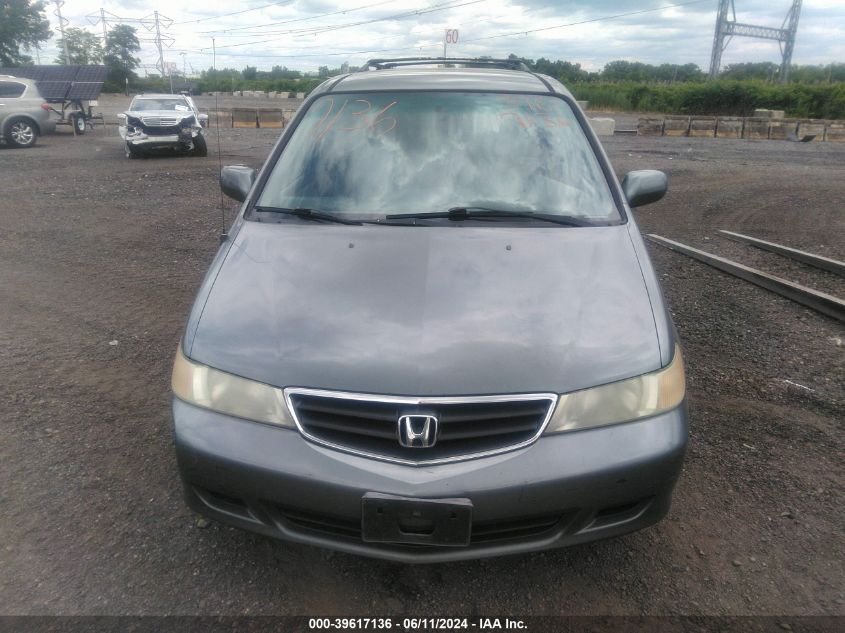 2002 Honda Odyssey Ex VIN: 5FNRL186X2B029653 Lot: 39617136