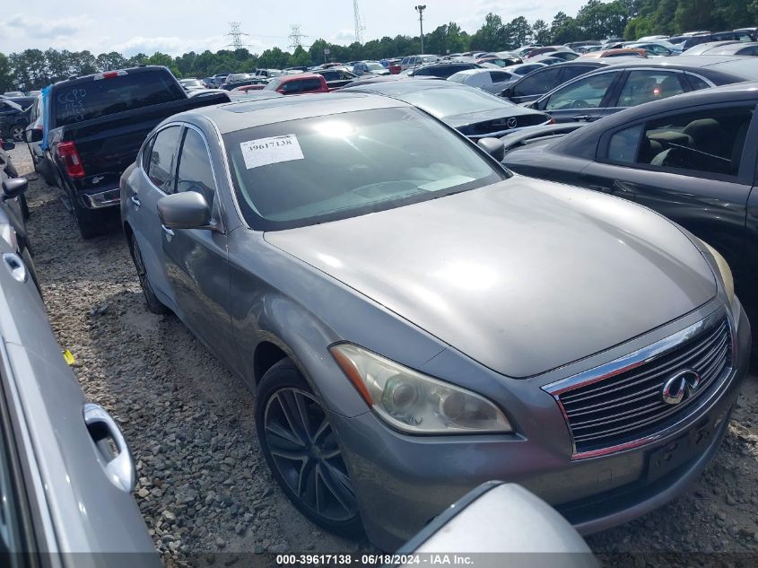 2012 Infiniti M37X VIN: JN1BY1AR0CM391025 Lot: 39617138