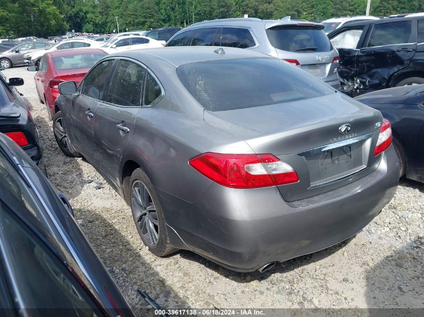 2012 Infiniti M37X VIN: JN1BY1AR0CM391025 Lot: 39617138