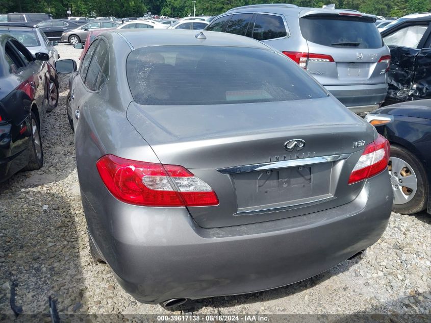 2012 Infiniti M37X VIN: JN1BY1AR0CM391025 Lot: 39617138