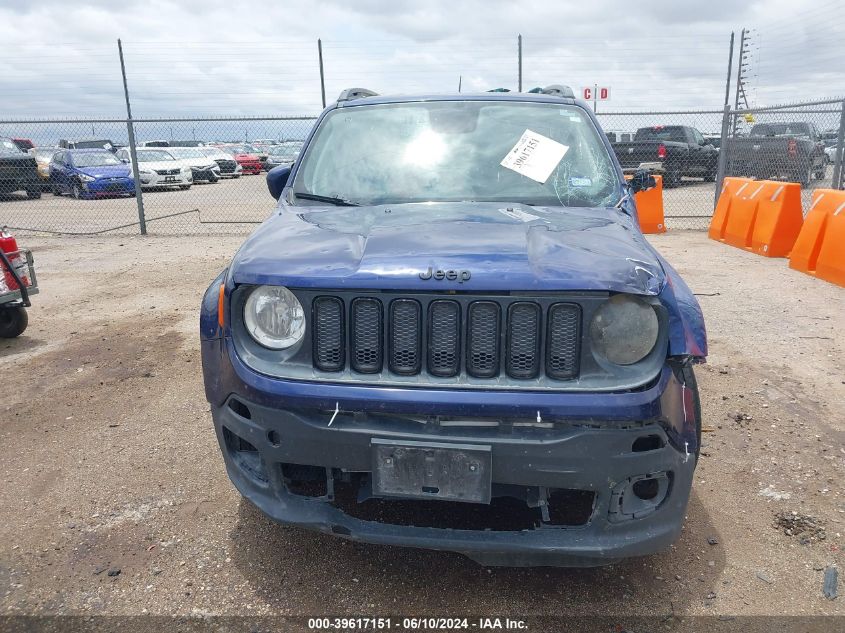 2018 Jeep Renegade Altitude 4X4 VIN: ZACCJBBB4JPH86188 Lot: 39617151