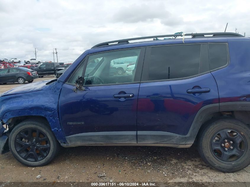 2018 Jeep Renegade Altitude 4X4 VIN: ZACCJBBB4JPH86188 Lot: 39617151