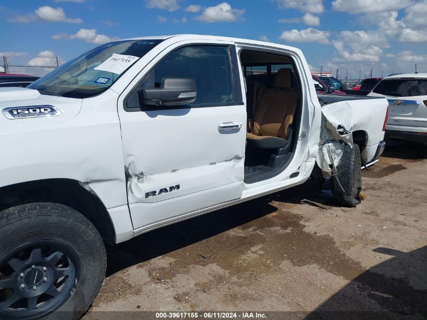 2019 Ram 1500 Big Horn/Lone Star 4X2 5'7 Box VIN: 1C6RREFT0KN535578 Lot: 39617155