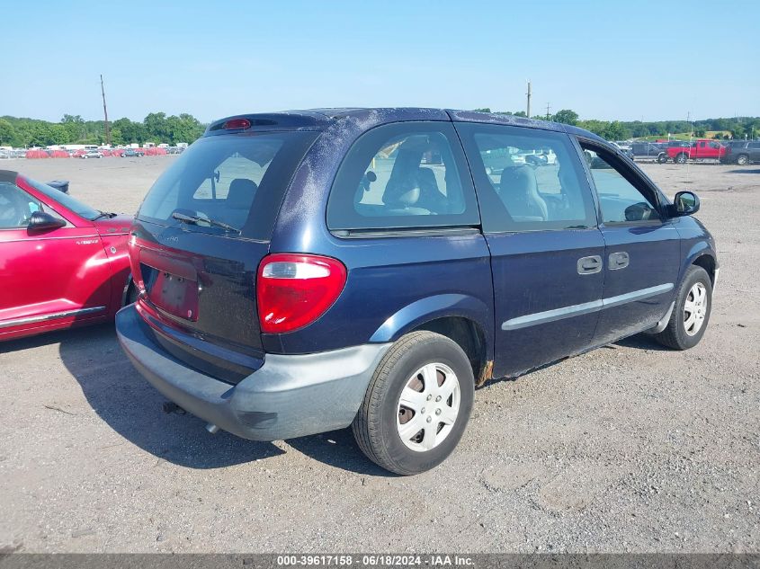 2004 Dodge Caravan Se VIN: 1D4GP25R54B572188 Lot: 39617158