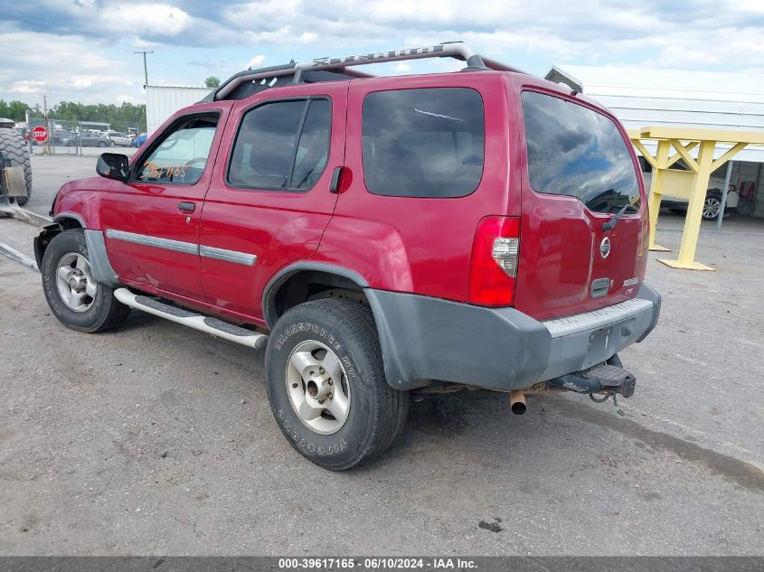 2002 Nissan Xterra Xe VIN: 5N1ED28Y02C555883 Lot: 39617165