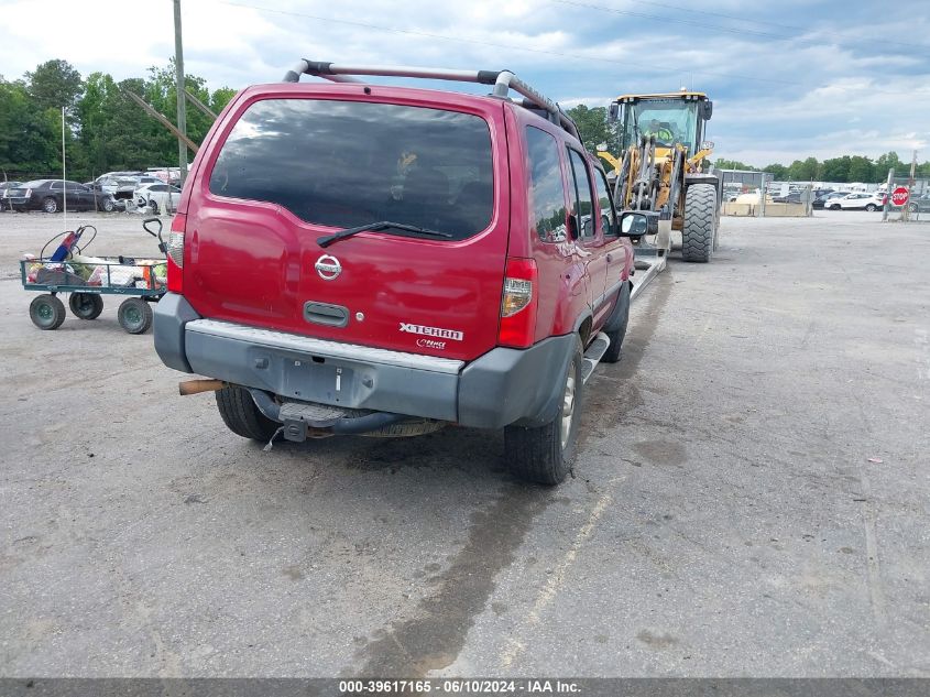 2002 Nissan Xterra Xe VIN: 5N1ED28Y02C555883 Lot: 39617165