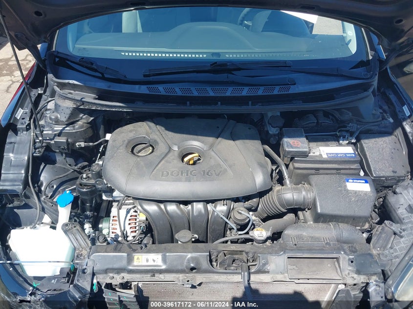 2012 Hyundai Elantra Gls (Ulsan Plant) VIN: KMHDH4AE9CU274074 Lot: 39617172