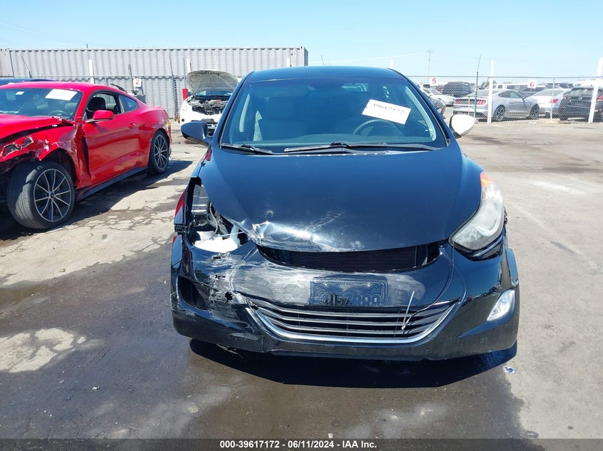 2012 Hyundai Elantra Gls (Ulsan Plant) VIN: KMHDH4AE9CU274074 Lot: 39617172