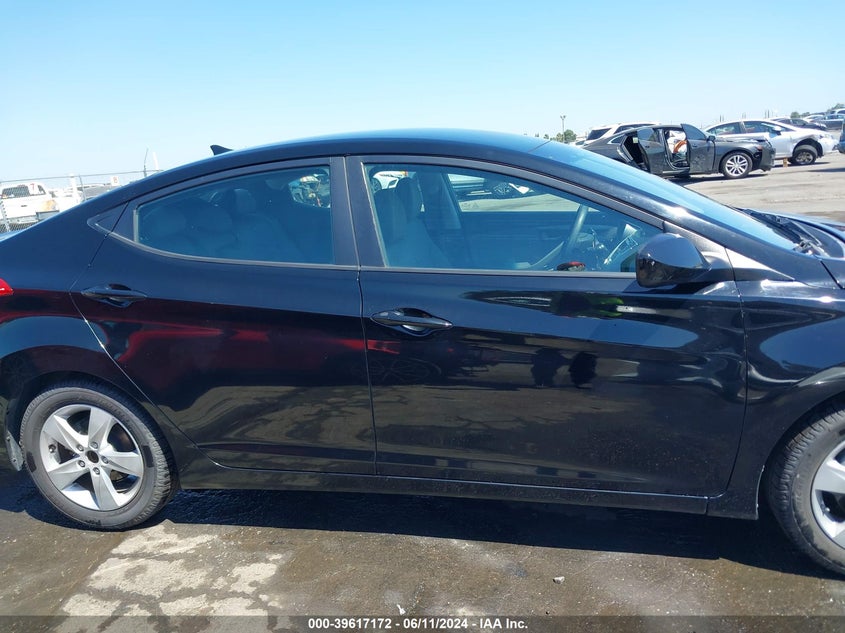 2012 Hyundai Elantra Gls (Ulsan Plant) VIN: KMHDH4AE9CU274074 Lot: 39617172