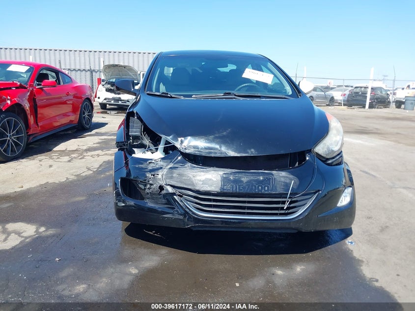 2012 Hyundai Elantra Gls (Ulsan Plant) VIN: KMHDH4AE9CU274074 Lot: 39617172