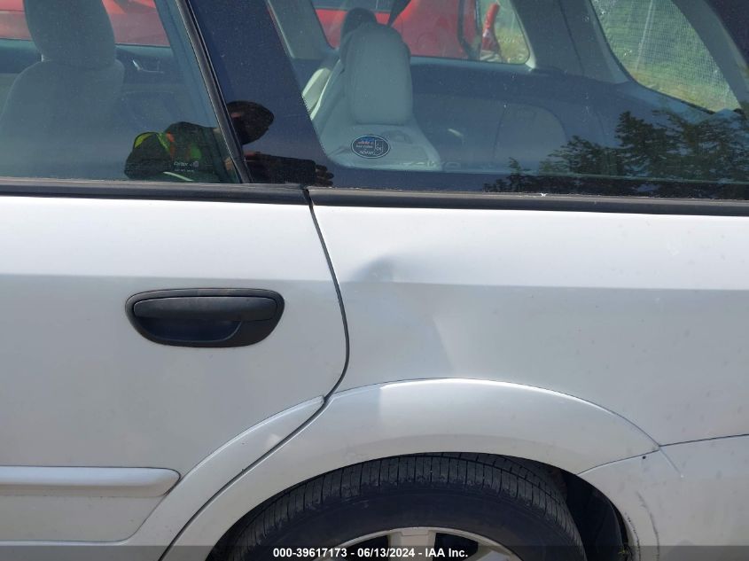 2008 Subaru Outback 2.5I/2.5I L.l. Bean Edition VIN: 4S4BP61C587309073 Lot: 39617173