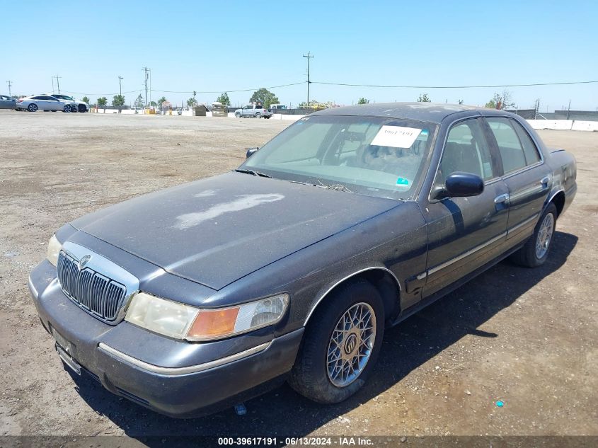 2001 Mercury Grand Marquis Gs VIN: 2MEFM74W01X644301 Lot: 39617191