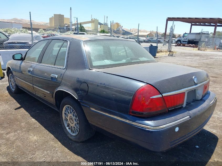 2001 Mercury Grand Marquis Gs VIN: 2MEFM74W01X644301 Lot: 39617191