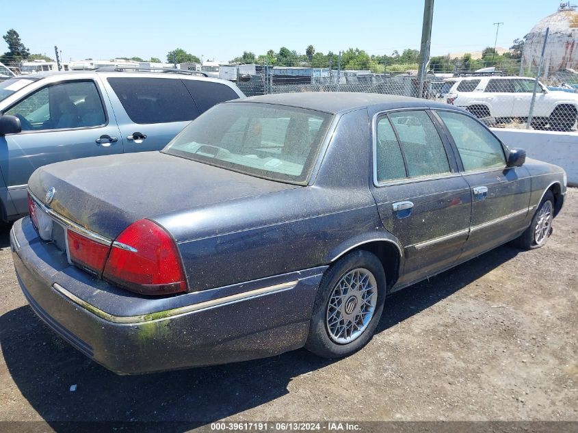 2001 Mercury Grand Marquis Gs VIN: 2MEFM74W01X644301 Lot: 39617191