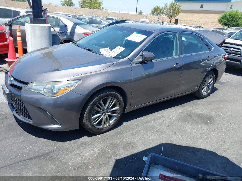 2015 Toyota Camry Se VIN: 4T1BF1FK4FU064674 Lot: 39617193