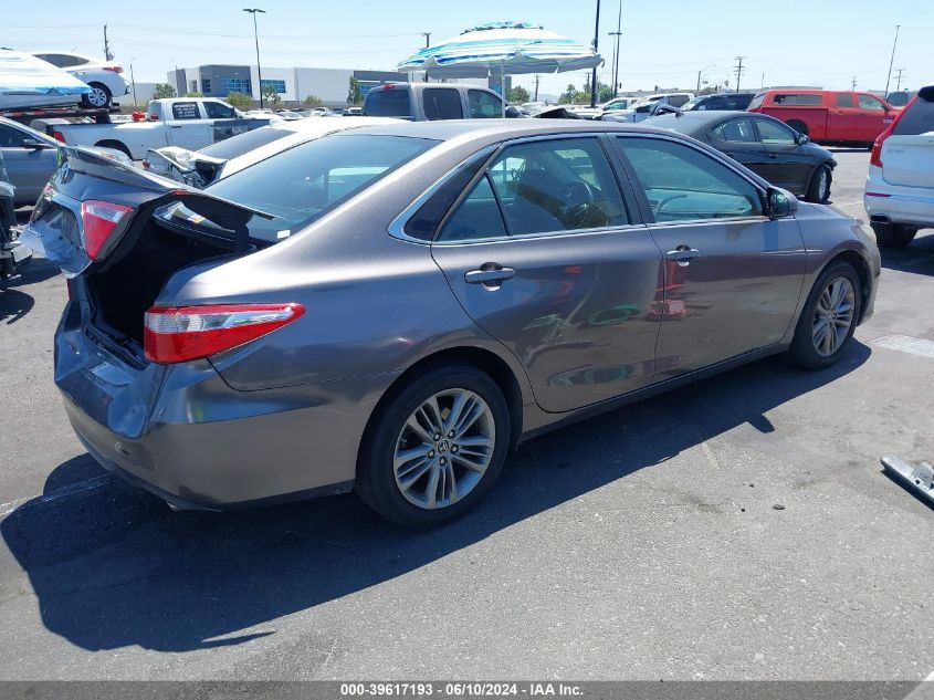 2015 Toyota Camry Se VIN: 4T1BF1FK4FU064674 Lot: 39617193