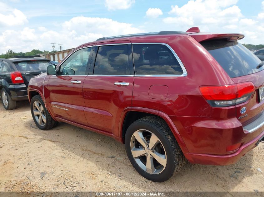 2014 Jeep Grand Cherokee Overland VIN: 1C4RJFCT5EC390399 Lot: 39617197