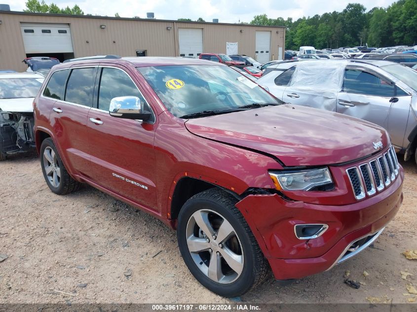 2014 Jeep Grand Cherokee Overland VIN: 1C4RJFCT5EC390399 Lot: 39617197