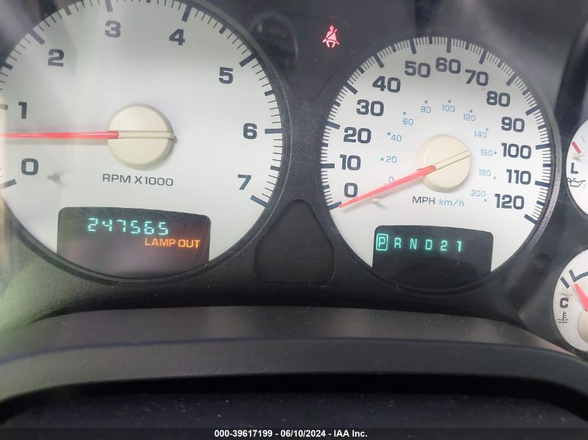 2004 Dodge Ram 1500 Slt/Laramie VIN: 1D7HU18N04J165243 Lot: 39617199