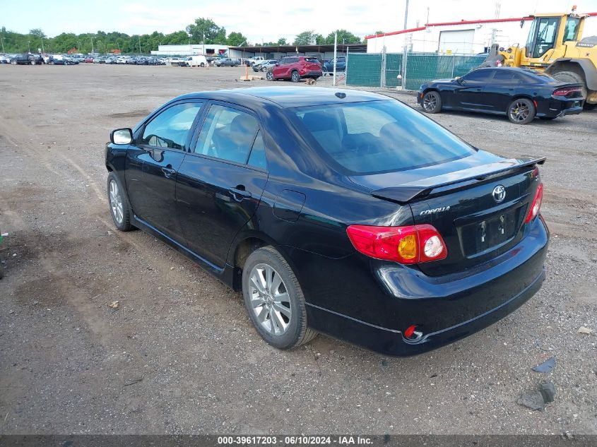 2009 Toyota Corolla S/Le/Xle VIN: 2T1BU40E89C154216 Lot: 39617203