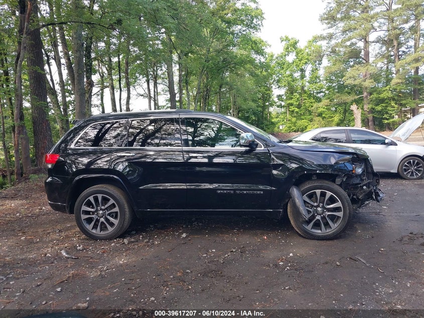 2017 Jeep Grand Cherokee Overland 4X2 VIN: 1C4RJECG6HC782941 Lot: 39617207