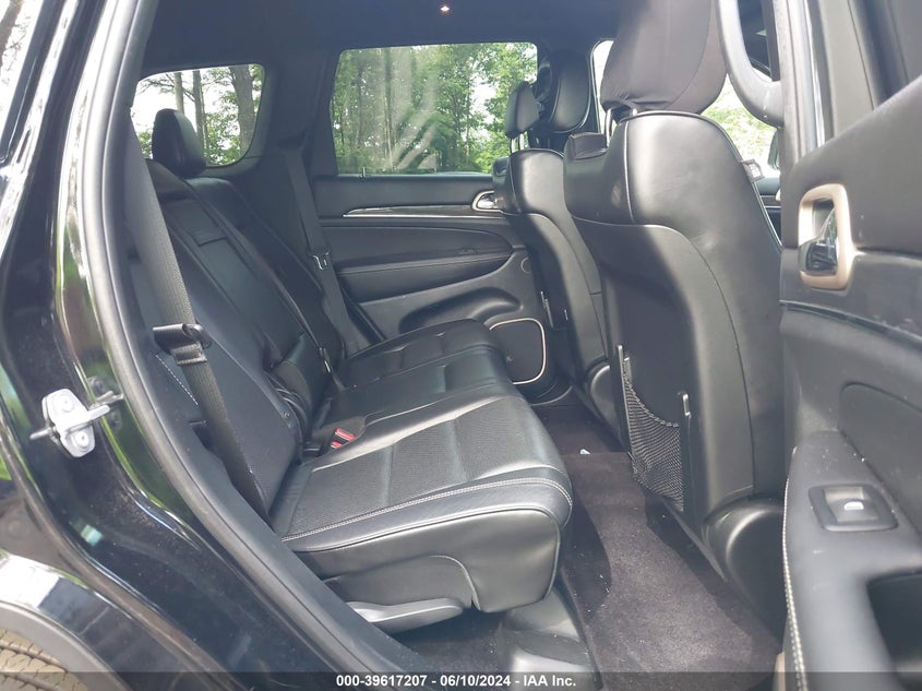 2017 Jeep Grand Cherokee Overland 4X2 VIN: 1C4RJECG6HC782941 Lot: 39617207