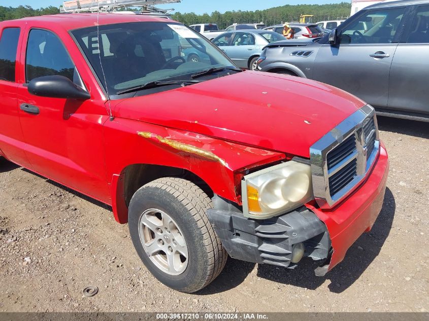 2007 Dodge Dakota Slt VIN: 1D7HE42P07S168943 Lot: 39617210