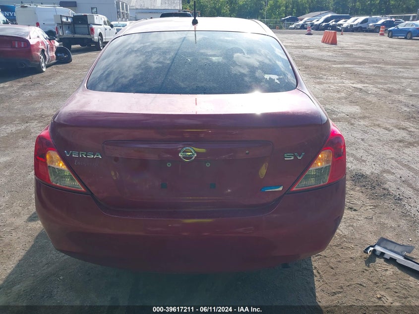 2012 Nissan Versa 1.6 Sv VIN: 3N1CN7AP7CL859812 Lot: 39617211