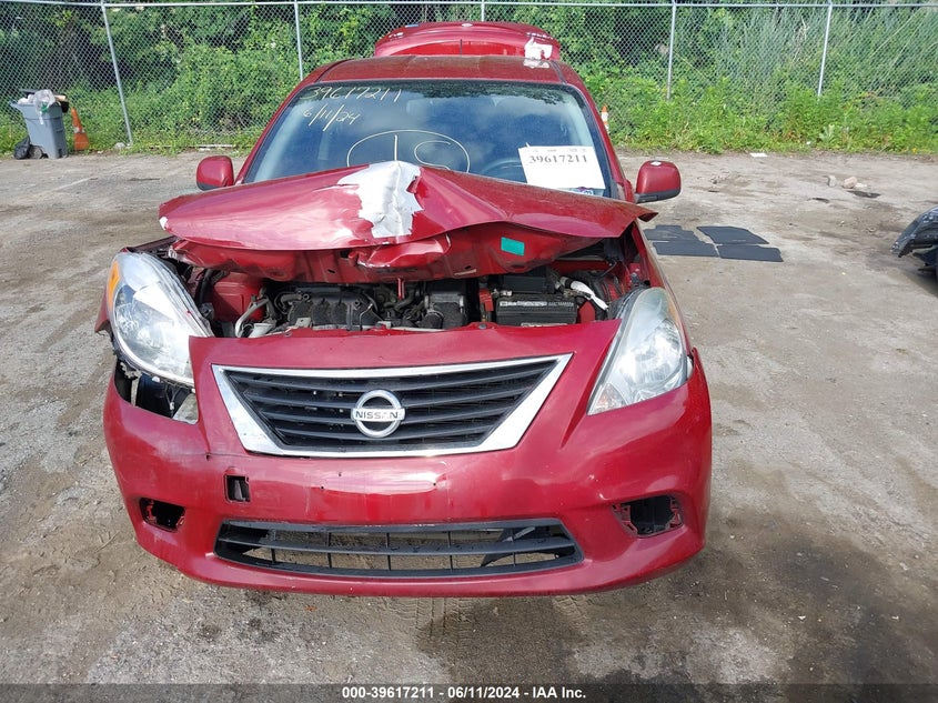 2012 Nissan Versa 1.6 Sv VIN: 3N1CN7AP7CL859812 Lot: 39617211