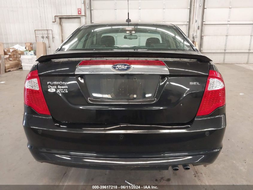 2010 Ford Fusion Sel VIN: 3FAHP0JA5AR376769 Lot: 39617218