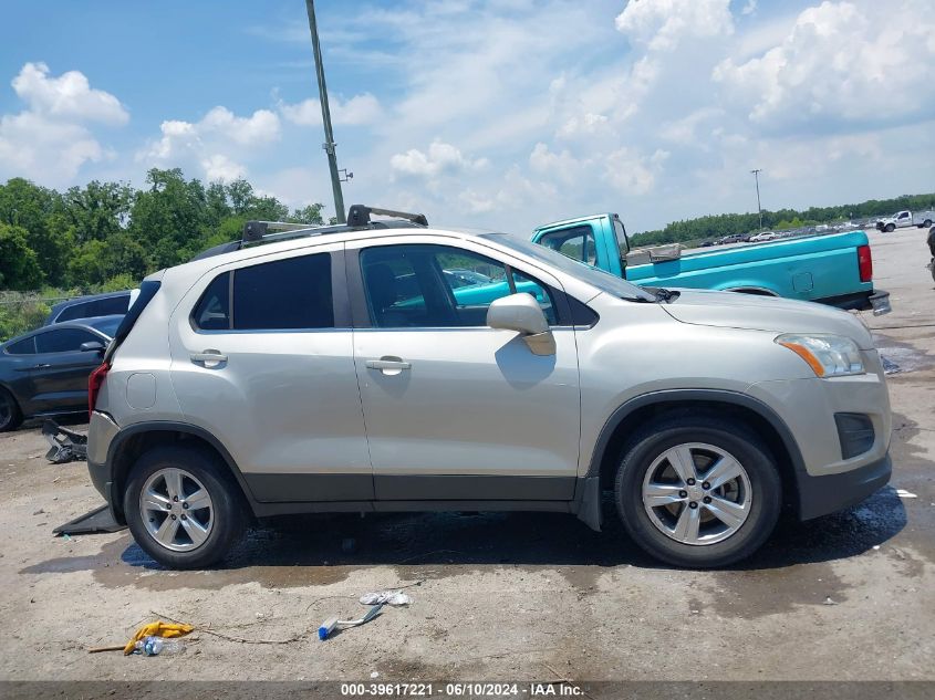 2016 Chevrolet Trax Lt VIN: 3GNCJLSBXGL253406 Lot: 39617221