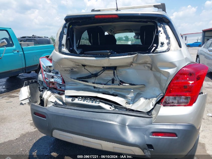 2016 Chevrolet Trax Lt VIN: 3GNCJLSBXGL253406 Lot: 39617221