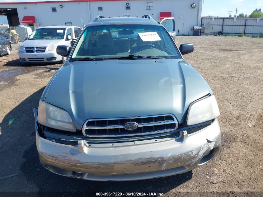 2001 Subaru Outback VIN: 4S3BH665X17615994 Lot: 39617229