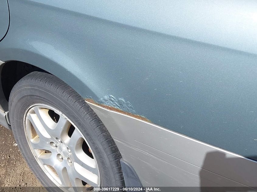 2001 Subaru Outback VIN: 4S3BH665X17615994 Lot: 39617229