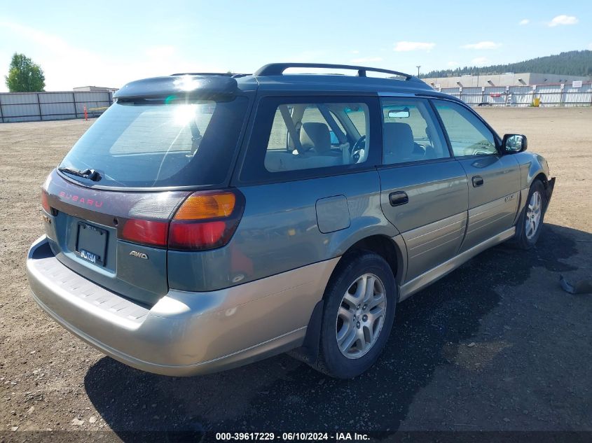 2001 Subaru Outback VIN: 4S3BH665X17615994 Lot: 39617229