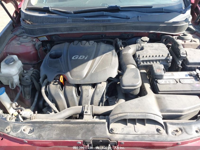 2013 Hyundai Sonata Gls VIN: 5NPEB4AC0DH607184 Lot: 39617236