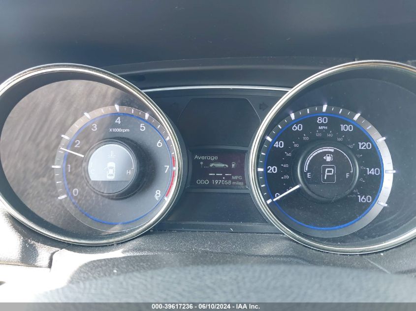 2013 Hyundai Sonata Gls VIN: 5NPEB4AC0DH607184 Lot: 39617236