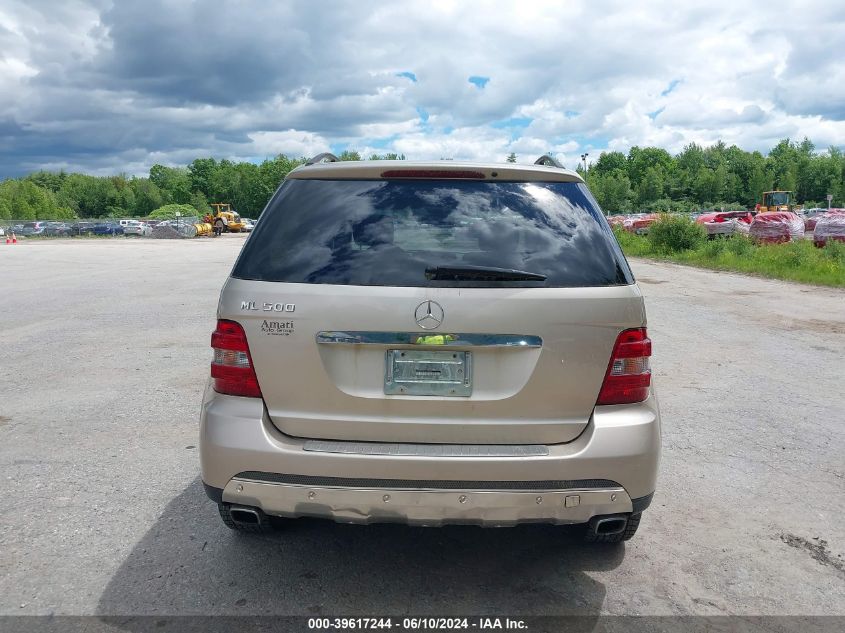 2006 Mercedes-Benz Ml 500 4Matic VIN: 4JGBB75E86A030457 Lot: 39617244