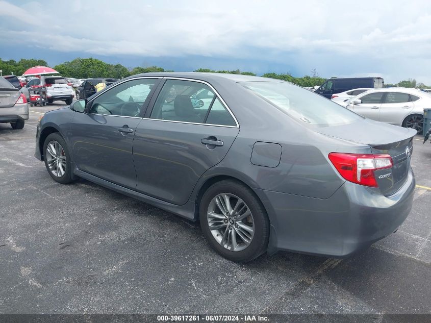 2012 Toyota Camry Se VIN: 4T1BF1FK5CU195107 Lot: 39617261